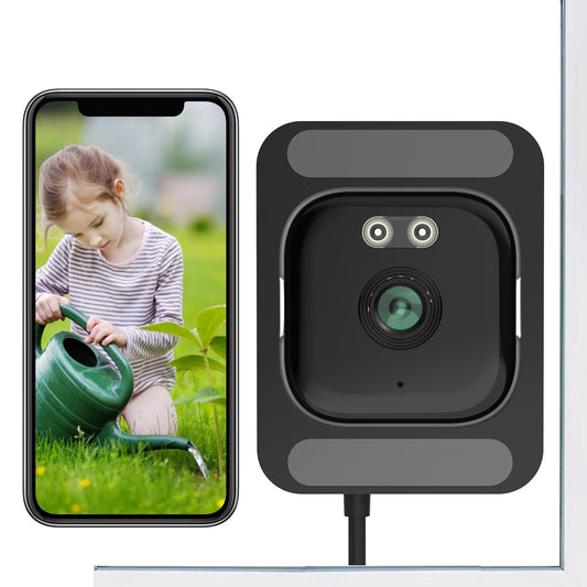 2K Window Cameras for Home Security, 2.4GHz & 5GHz WiFi Baby/Pet Camera with Phone APP, BlackLight Color Night Vision Indoor/ Outdoor View Camera