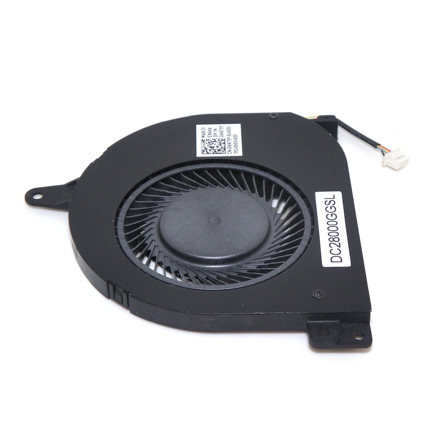 Replacement CPU Colling Fan for DELL Latitude E5470 P62G 0WKT5Y, WKT5Y, DC28000GGSL, EG50050S1-C780-S9A