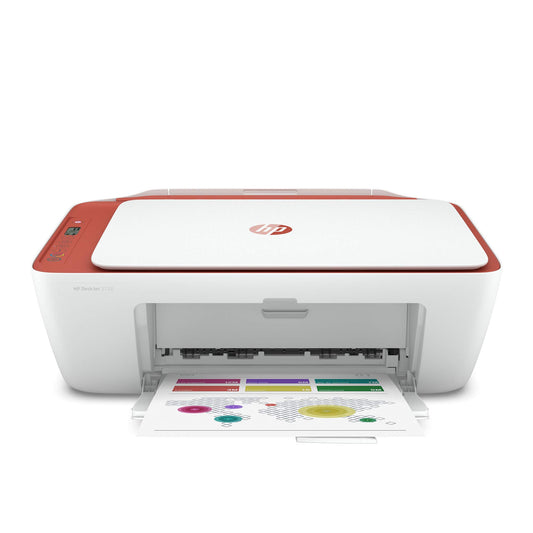 HP DeskJet 2732 Wireless All-in-One Compact Color Inkjet Printer - Instant Ink Ready, Terracotta 5AR84A (Renewed)