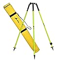 AdirPro Aluminum Prism Pole Tripod | Adjustable Range Pole Tripod with Quick-Release Clamp | for Survey Pole, Rover Rod, GPS & GNSS RTK | Total