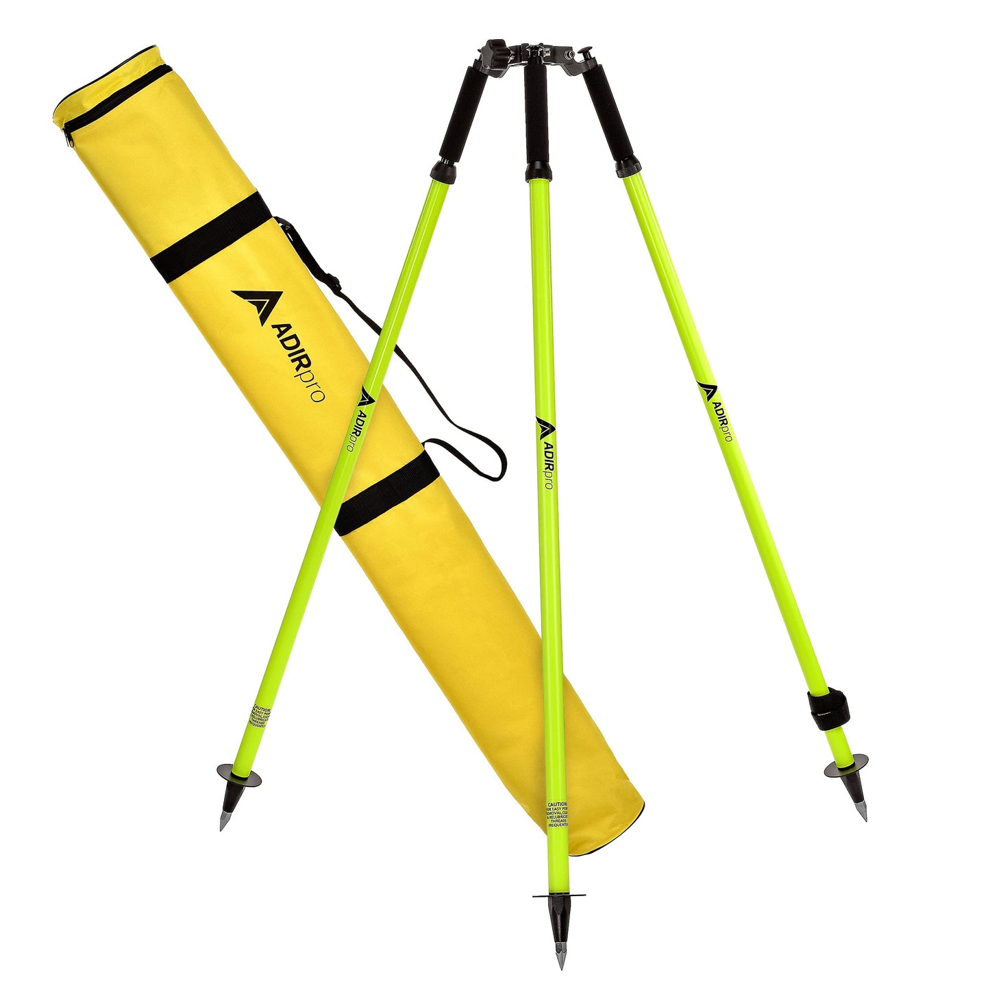 AdirPro Aluminum Prism Pole Tripod | Adjustable Range Pole Tripod with Quick-Release Clamp | for Survey Pole, Rover Rod, GPS & GNSS RTK | Total