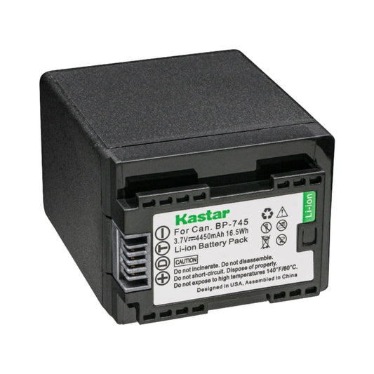Kastar BP-745 Battery 1-Pack Replacement for Canon VIXIA HF R800 HFR800, LEGRIA HF M36 HFM36, LEGRIA HF M38 HFM38, LEGRIA HF M46 HFM46, LEGRIA HF M52
