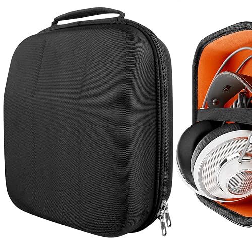 Geekria Shield Headphones Case Compatible with AKG K 240, K 92, K 712 Pro, K 702, K 701, N90Q, M220, K 553 and More, Replacement Hard Shell Travel