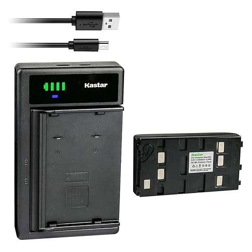 Kastar 1-Pack Battery and Smart USB Charger Compatible with JVC BN-V11U BN-V12U BN-V14U BN-V15U BN-V18U BN-V20U BN-V22U BN-V24U BN-V25U BN-V400U