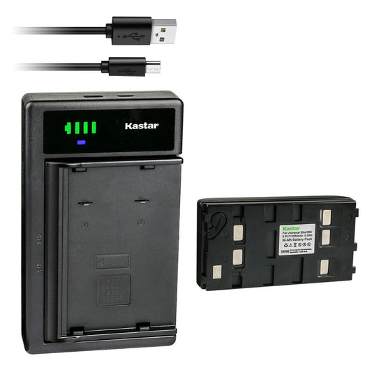 Kastar 1-Pack Battery and Smart USB Charger Compatible with JVC BN-V11U BN-V12U BN-V14U BN-V15U BN-V18U BN-V20U BN-V22U BN-V24U BN-V25U BN-V400U