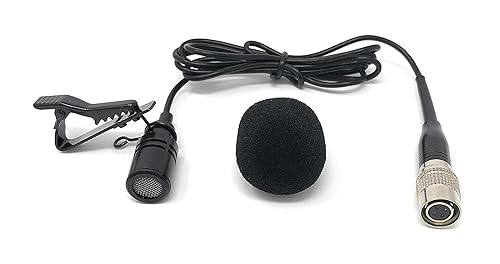 Lavalier Lapel Mic Omni-Directional Tie Clip Mic for Audio-Technica