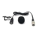 Lavalier Lapel Mic Omni-Directional Tie Clip Mic for Audio-Technica