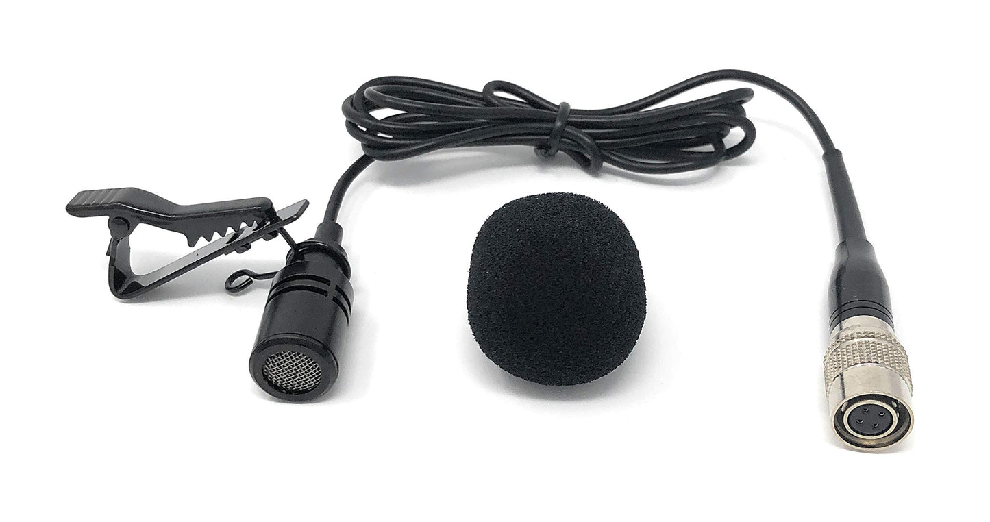 Lavalier Lapel Mic Omni-Directional Tie Clip Mic for Audio-Technica