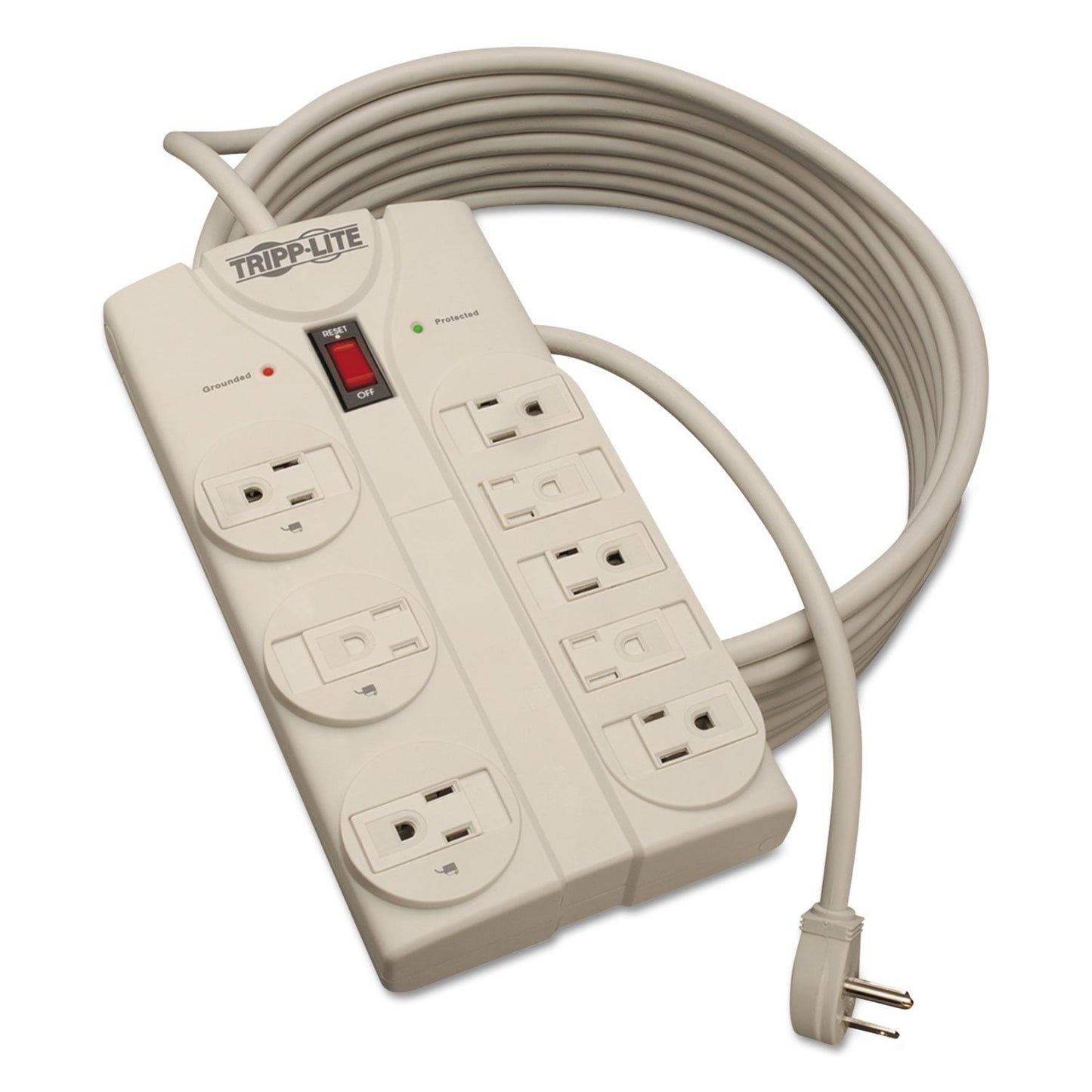 Tripp-Lite TLP825 TRIPP-LITE, Surge Protector, 8 Outlet, 25 Foot Cord, Rated for 1440 Joules, Built in 15 Amp Power Switch