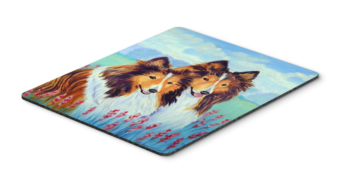 Caroline's Treasures 7086MP Sable Shelties Double Trouble Mouse Pad, Hot Pad or Trivet for Home Office Gaming Working Computers Laptop Mouse