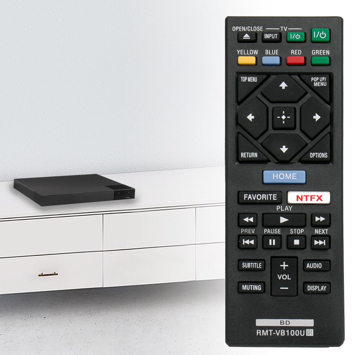 NEW RMT-VB100U Replaced BLU-RAY Player Remote fit for Sony Player BDP-BX150 BDP-BX350 BDP-BX550 BDP-BX650 BDP-S1500 BDP-S2500 BDP-S2900 BDP-S3500