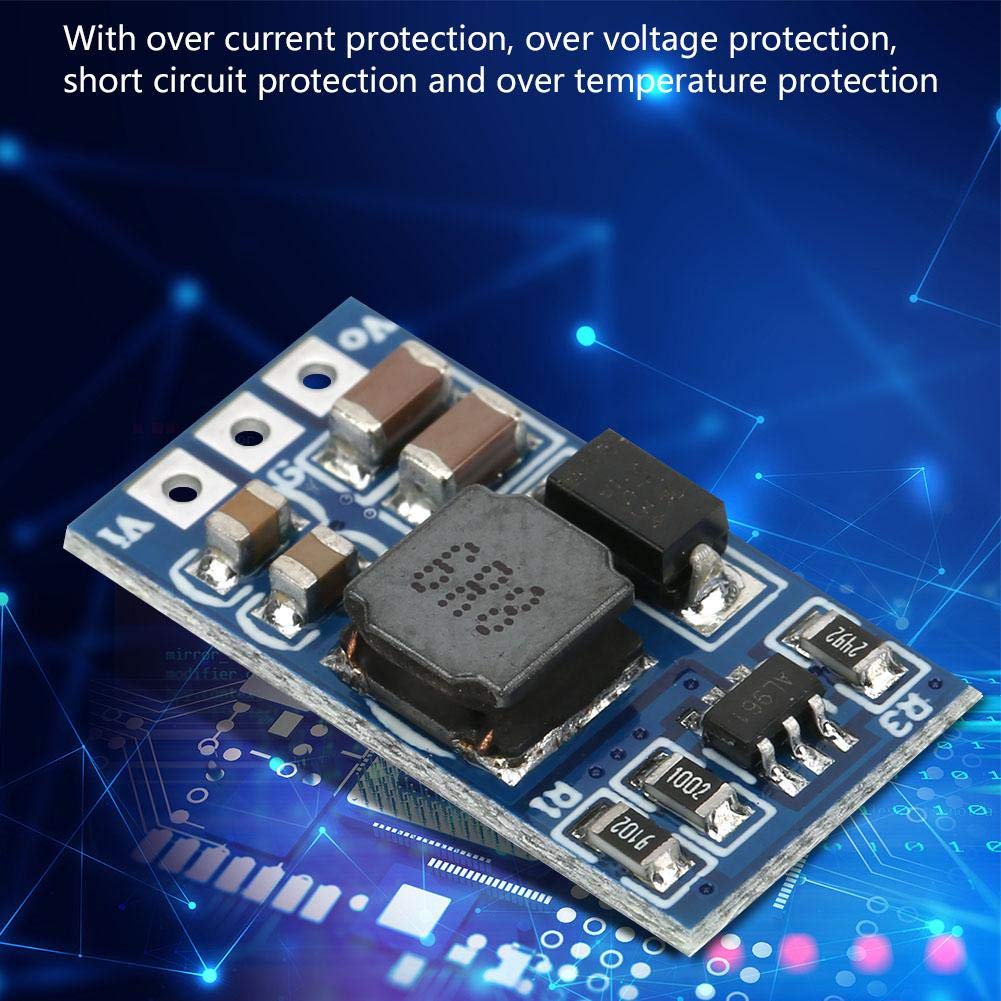 2Pcs DC-DC Regulator Module Step-up Module Boost Converter for LED Motor 7W 2.6-5.5 to 5V/6V/9V/12V ND0412SA(5V)