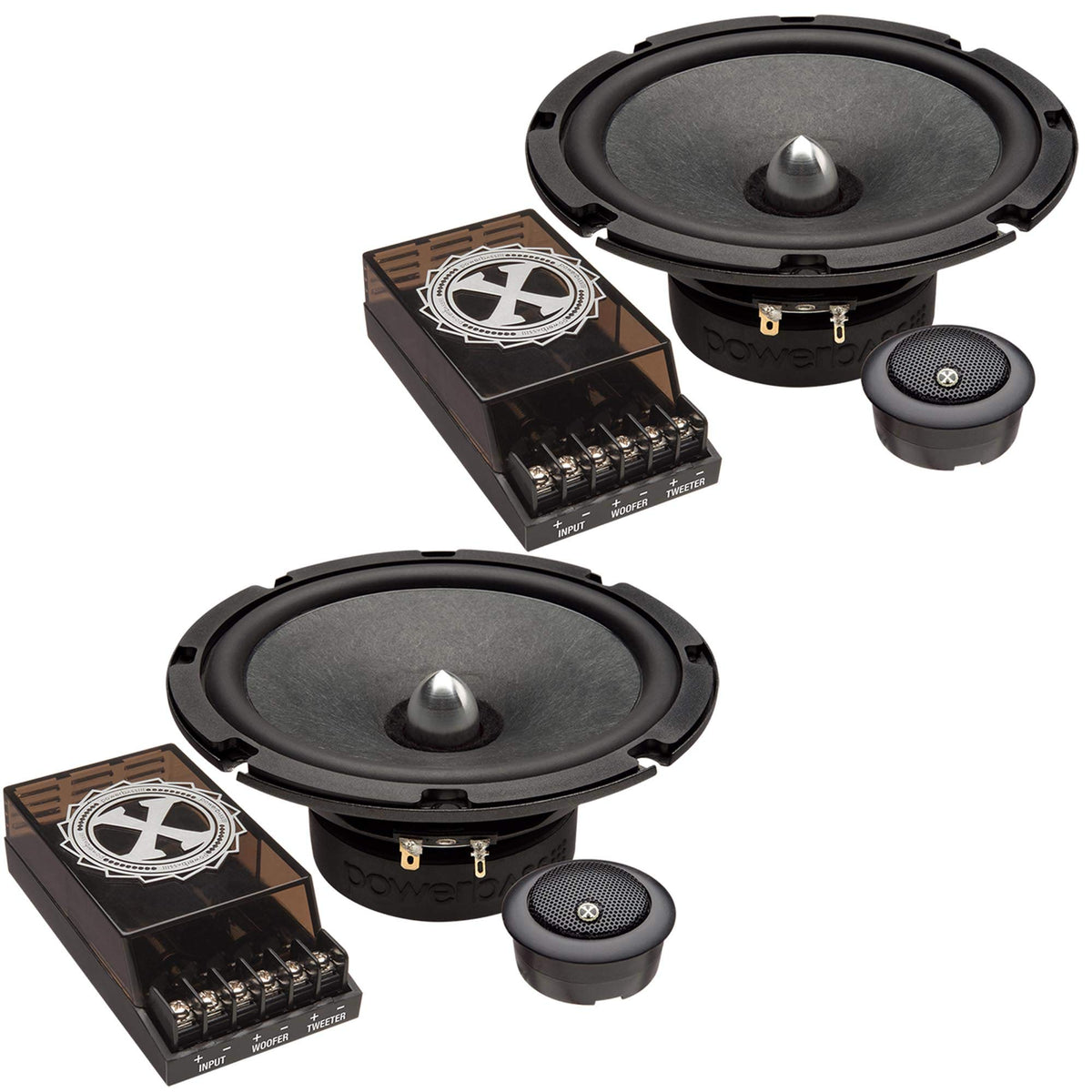 PowerBass 2XL-63C - 6.5" Component Speakers - Pair