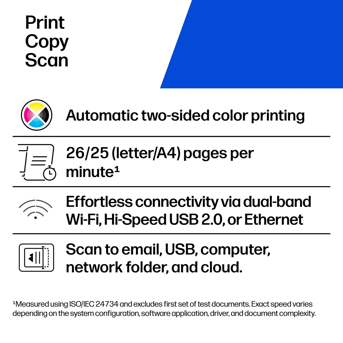 HP Color LaserJet Pro MFP 3301sdw Wireless All-in-One Color Laser Printer, Office Printer, Scanner, Copier, ADF, Duplex, Best-for-Office (499Q3F)
