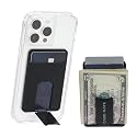 Case-Mate 3in1 Magnetic Wallet for iPhone [Card Holder] MagSafe Wallet [Holds up to 2 Cards + Cash] Detachable Magnetic Phone Card Holder with Stand
