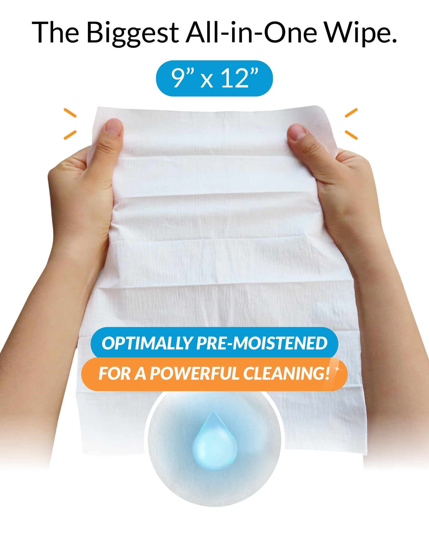 iCloth XL Screen Cleaning Wipes, Lint-Free and Streak-Free, Fast-Drying, Removes Dust, Fingerprints, and Smudges (60 XL Wipes)