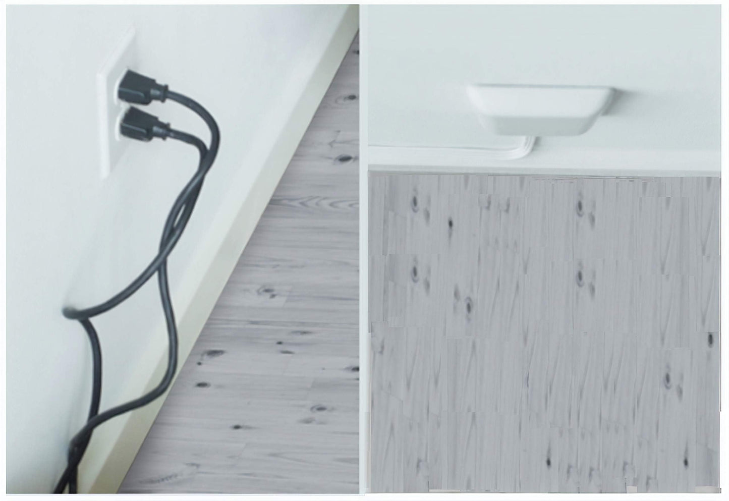 Sleek Socket Original & Patented Flat Ultra-Thin Outlet Concealer with Extension Cord Kit, Multi Outlets Power Strip, Ideal for Home Improvement, Hide