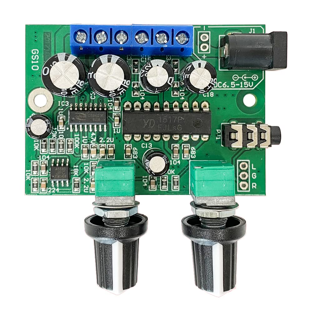 Digital 2.1 Channel Subwoofer Amplifier Board 6W+6W+25W Pure Bass, Mini DC12V-15V TDA1517P HiFi Stereo Audio Power Amplifier Dual Channel Amp Module