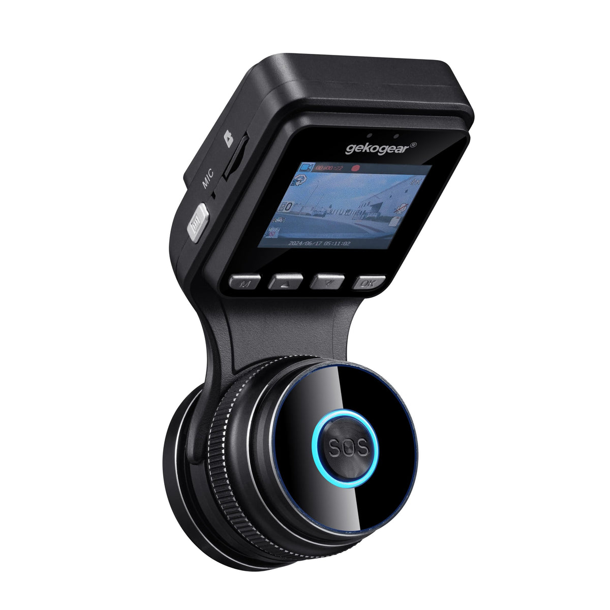 GekoGear Orbit D200 2K HD Dash Cam