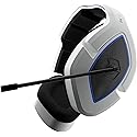 Gioteck TX50 Earphones with Microphone 3.5mm Jack for PS5 Xbox Series X and PC (White and Black)