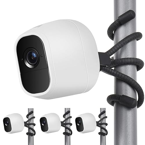 Uogw 3 Pack Flexible Tripod Compatible with Arlo Pro 4/Pro 2/Pro,Arlo Ultra,Arlo Baby,Arlo Pro 3,Arlo Go,Arlo Pro 5S 2K,Go 2,Wall Mount Bracket,Attach