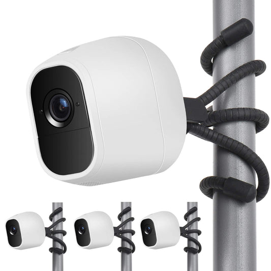 Uogw 3 Pack Flexible Tripod Compatible with Arlo Pro 4/Pro 2/Pro,Arlo Ultra,Arlo Baby,Arlo Pro 3,Arlo Go,Arlo Pro 5S 2K,Go 2,Wall Mount Bracket,Attach