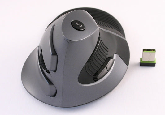 Clearly Superior Technologies 2.4 GHz Mouse, Black/Gray (CST3645A)