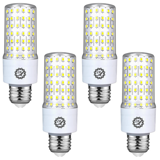 ZP 20W LED Light Bulb 4 Pack 4000Lumens 5000K E26/E27 Base