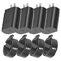 Samsung Super Fast Charger Type C, 4Pack 25W USB C Wall Charger Fast Charging Block &(6ft+10ft) x2 Long Android Type C Charger for Samsung Galaxy S26