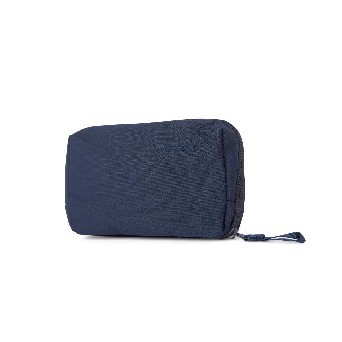 Moment Everything Tech Organizer - Water-Resistant Travel Pouch for Cables, Chargers & Accessories | Regular & Mini Sizes (Navy, Mini)