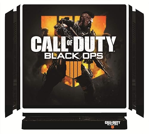 Black Ops 4 IV BOPS4 BLOPS4 Game Skin for Sony Playstation 4 Slim - PS4 Slim Console