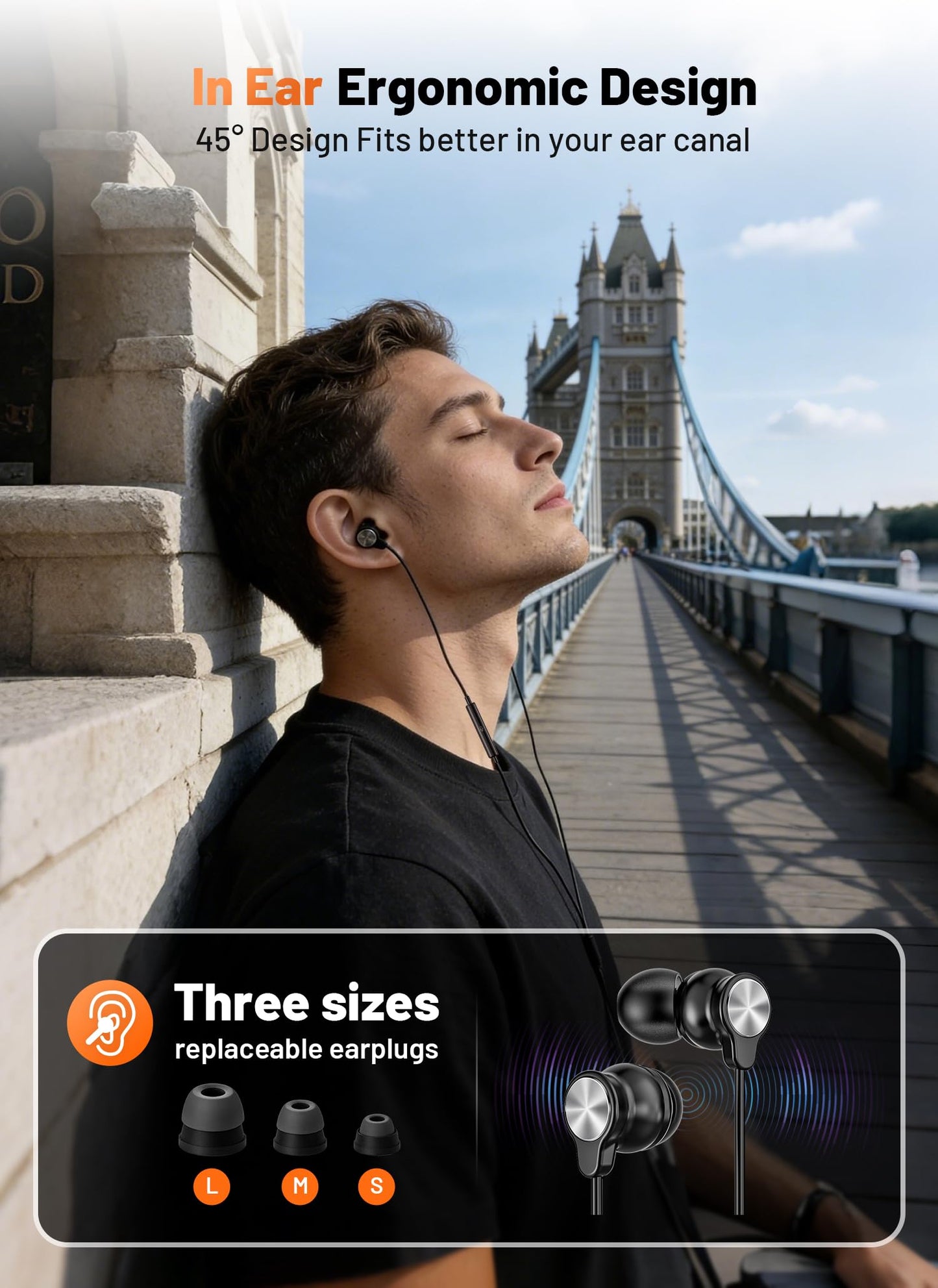 USB C Headphones for iPhone 17/16/15,Wired Earbuds USB C for Galaxy S26 25