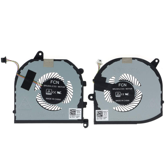 Replacement CPU & GPU Cooling Fan for Dell XPS 15 9570 7590 Precision 5530 008YY9 0TK9J1 TK9J1 08YY9