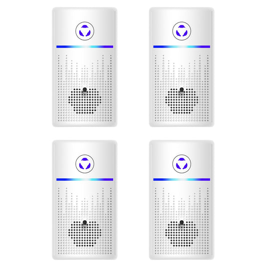 Air Ionizers for Home 4 Pack, Air Purifiers Plug in for Bedroom, Office, Kitchen, Quiet Portable Air Freshener for Odor, Smoke, Pets, Fresh Odor