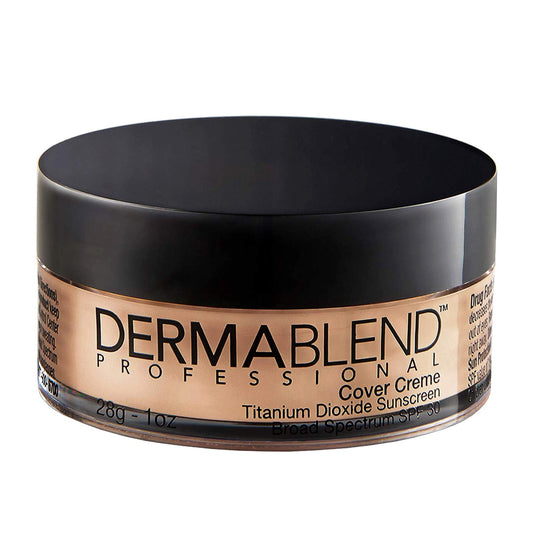 Dermablend Cover Creme High Coverage Foundation with SPF 30, 40N Golden Beige, 1 Oz.