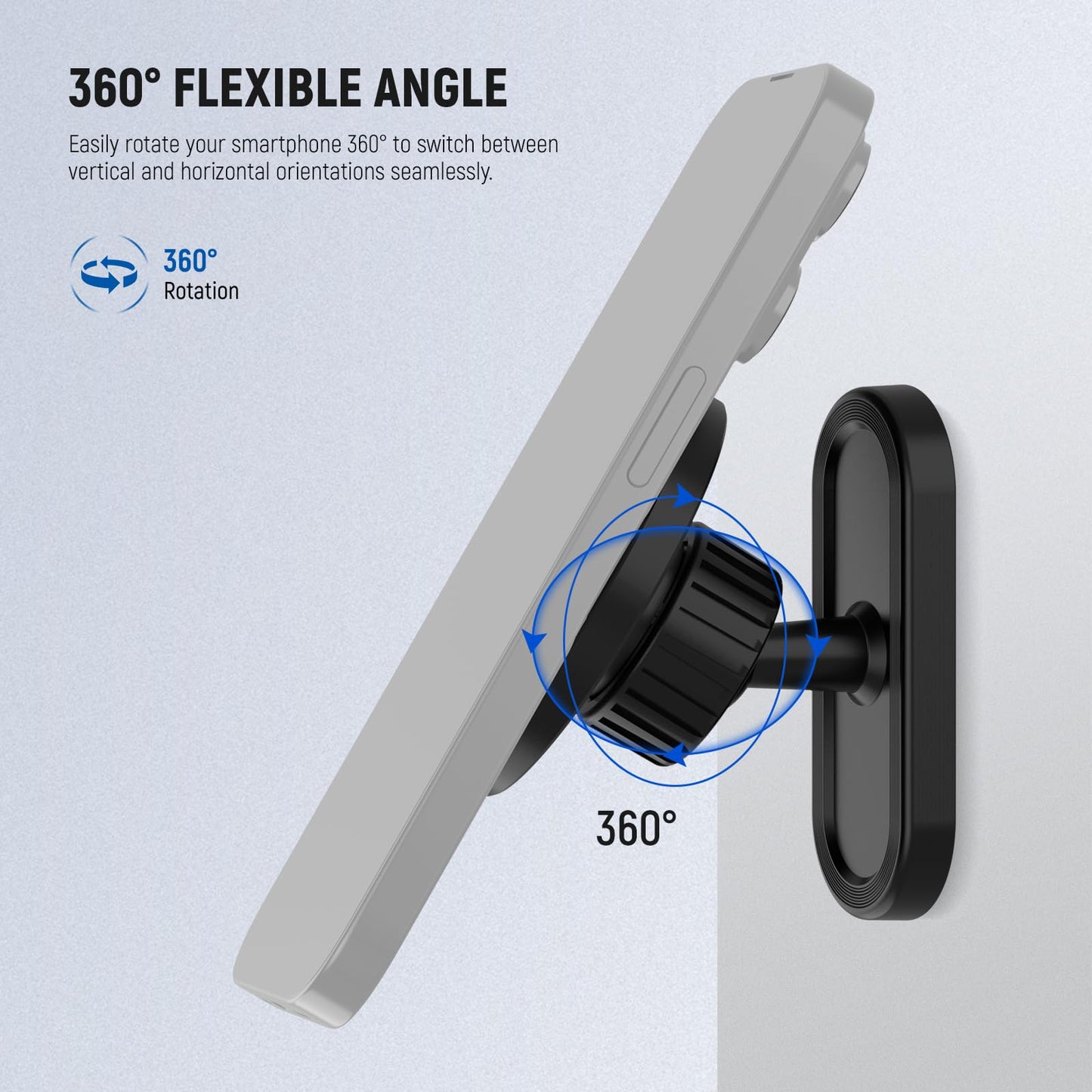 NEEWER Magnetic Phone Holder Mount Golf Cart Car Accessories Compatible with MagSafe iPhone 16 Pro Max Plus 15 14 13 12 Samsung Huawei Android
