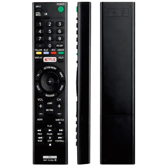 RMT-TX100U Universal Remote Control for Sony TV Remote Control for Smart TV All LCD LED HDTV Smart Bravia TVs Remote Replacement - No Setup Needed