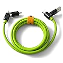 Kwiq Connect USB-C Cable 240W Fast Charging 4 in 1 Charging Cable 4FT, Chubby USB A/C to C/with Light for iPhone 16e 16 15 14 Pro/MacBook/iPad/Samsung
