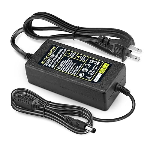 Power Adapter 12V 5A 4A 3A 2.5A 2A 1A AC DC Power Supply Cord Cable 5.5x2.1mm for Sceptre EC Series Monitor,ONN,AOC,Dell,Webcam, Router, Projector…