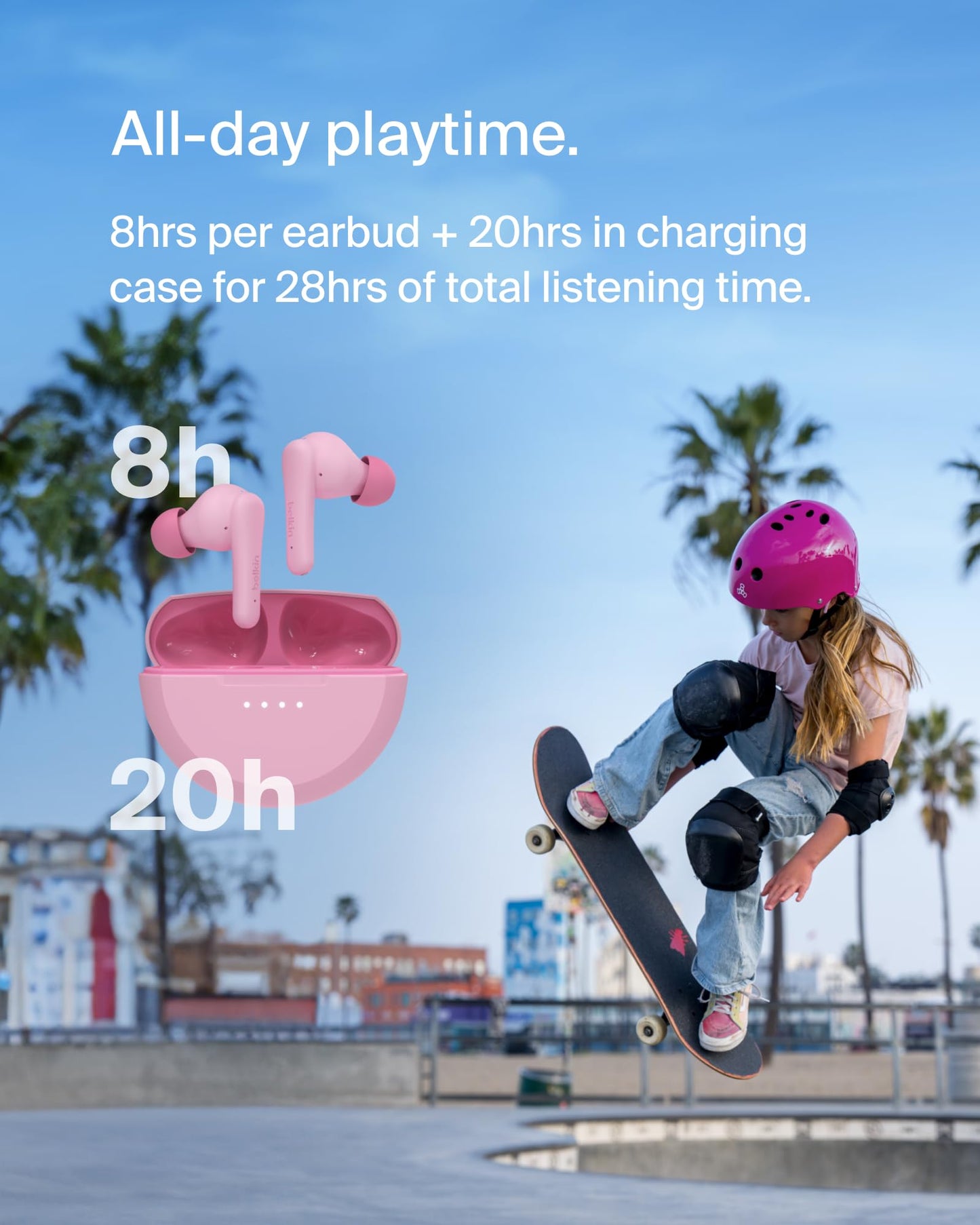 Belkin SoundForm Nano 2 Kids True Wireless Earbuds