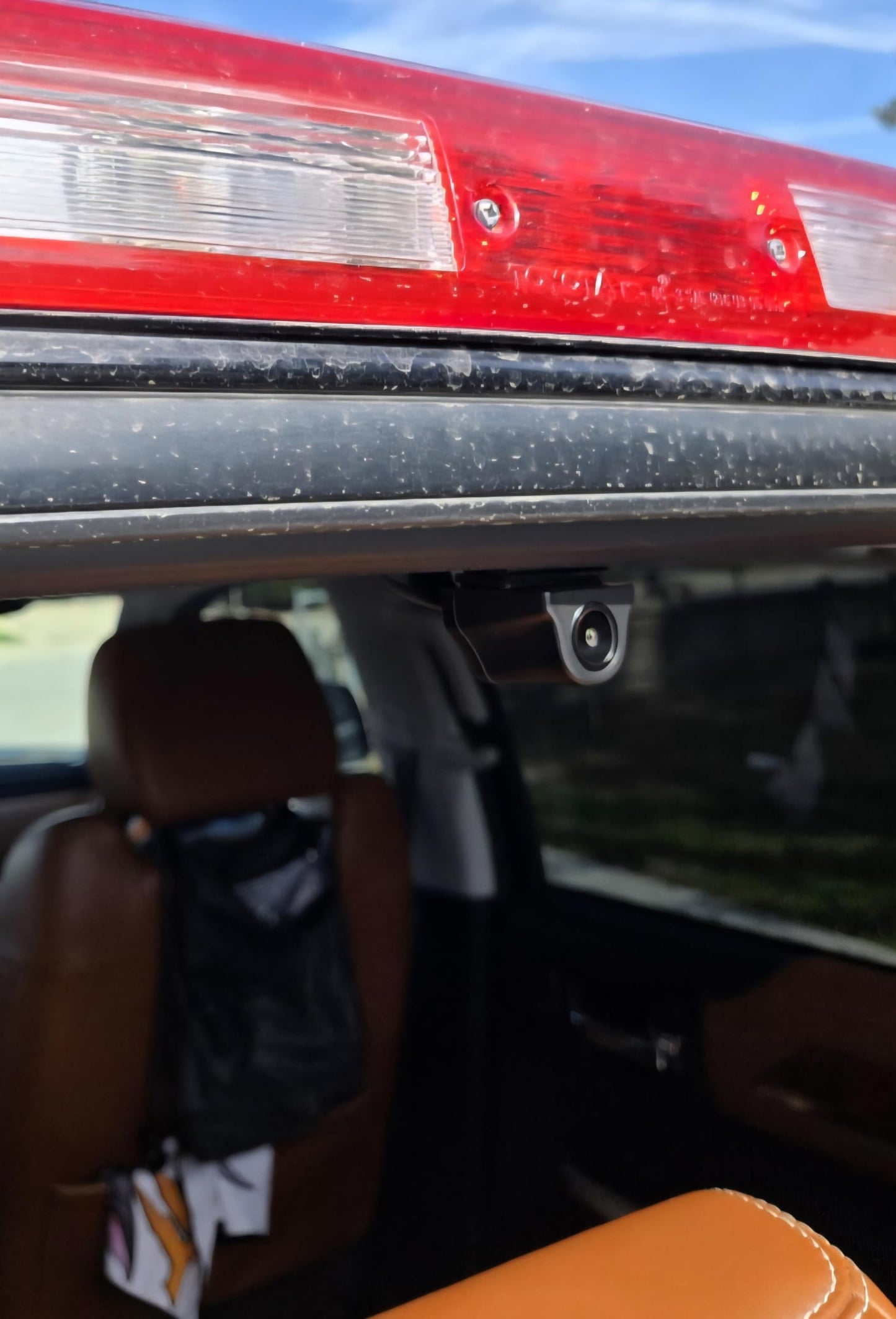 ABS Rear Camera or Dash-Cam Mount (Rear Camera Clip, Slide-Down Window) Universal fits Most Vehicles