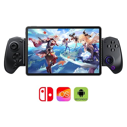 abxylute S8 Bluetooth Mobile Gaming Controller for Switch 1&2, iPhone15/16/17, iPad Android Phones Tablets, Portable Wireless Gamepad with Hall