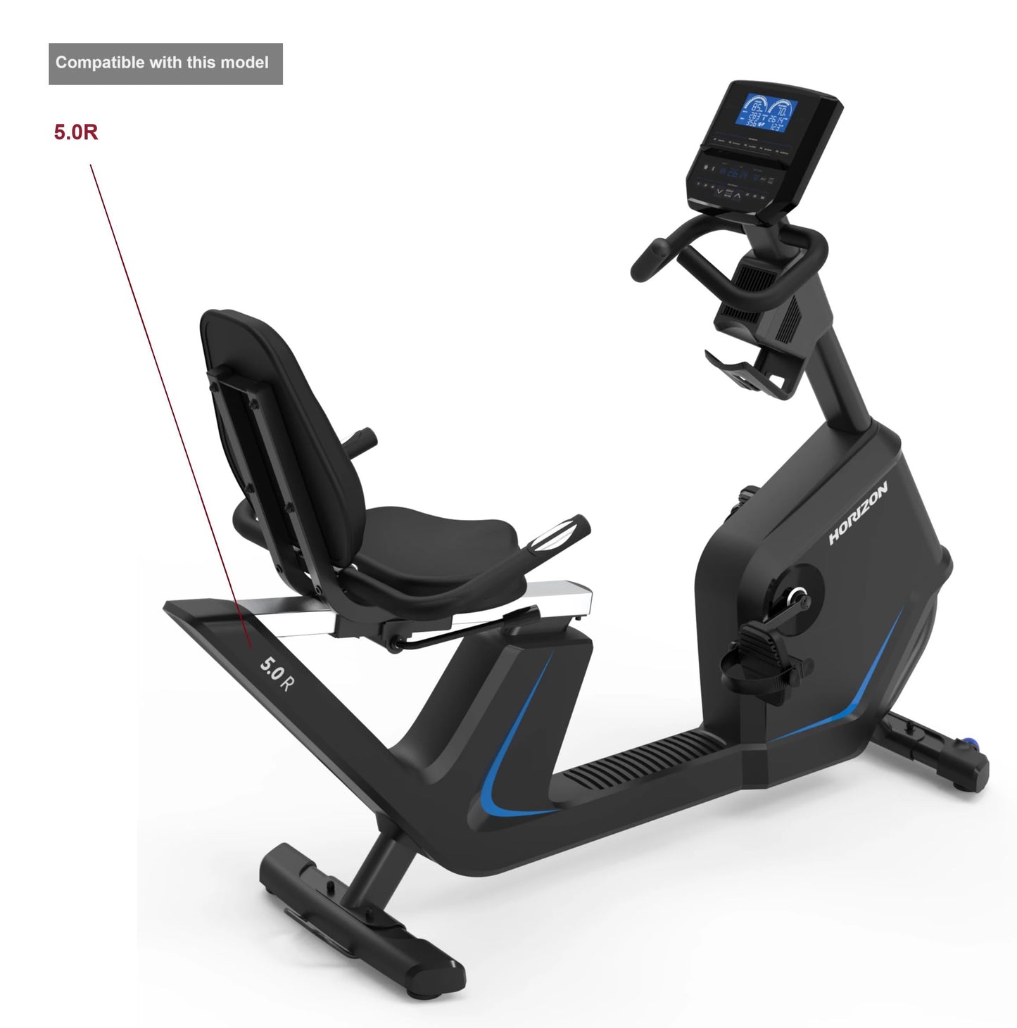 AC Power Adapter Compatible with Horizon Fitness 5.0R Recumbent Bike 5.0 R