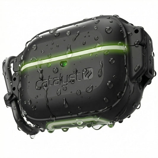 Catalyst for AirPods Pro 2nd/1st Gen Case with Secured Latch & Carabiner, IP68 Waterproof 330Ft and Military-Grade Drop Proof Total Protection Case