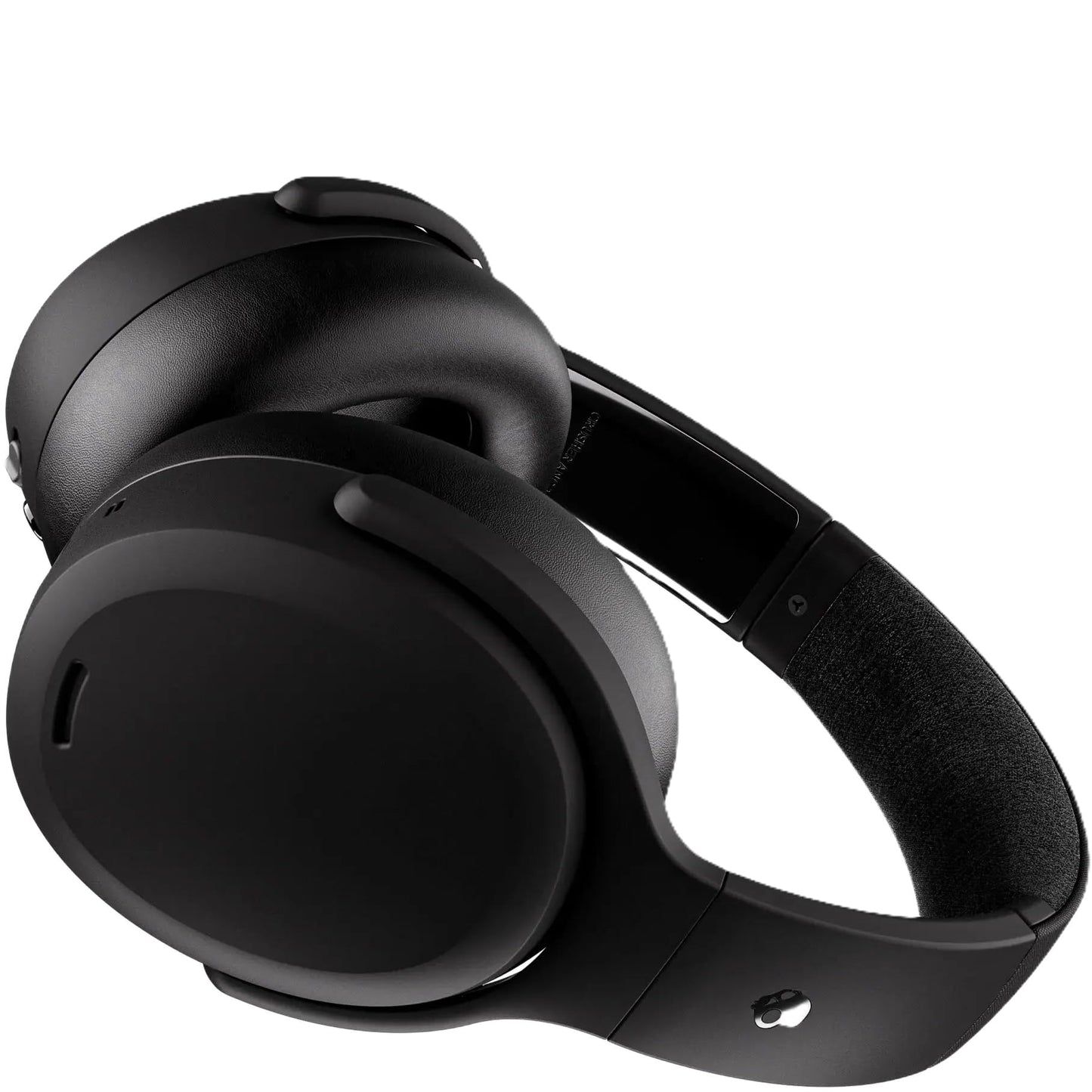 Skullcandy Crusher ANC 2 Sensory Bass Headphones with Active Noise Canceling, Protective Carrying Case and Charging Cable Bundle - True Black