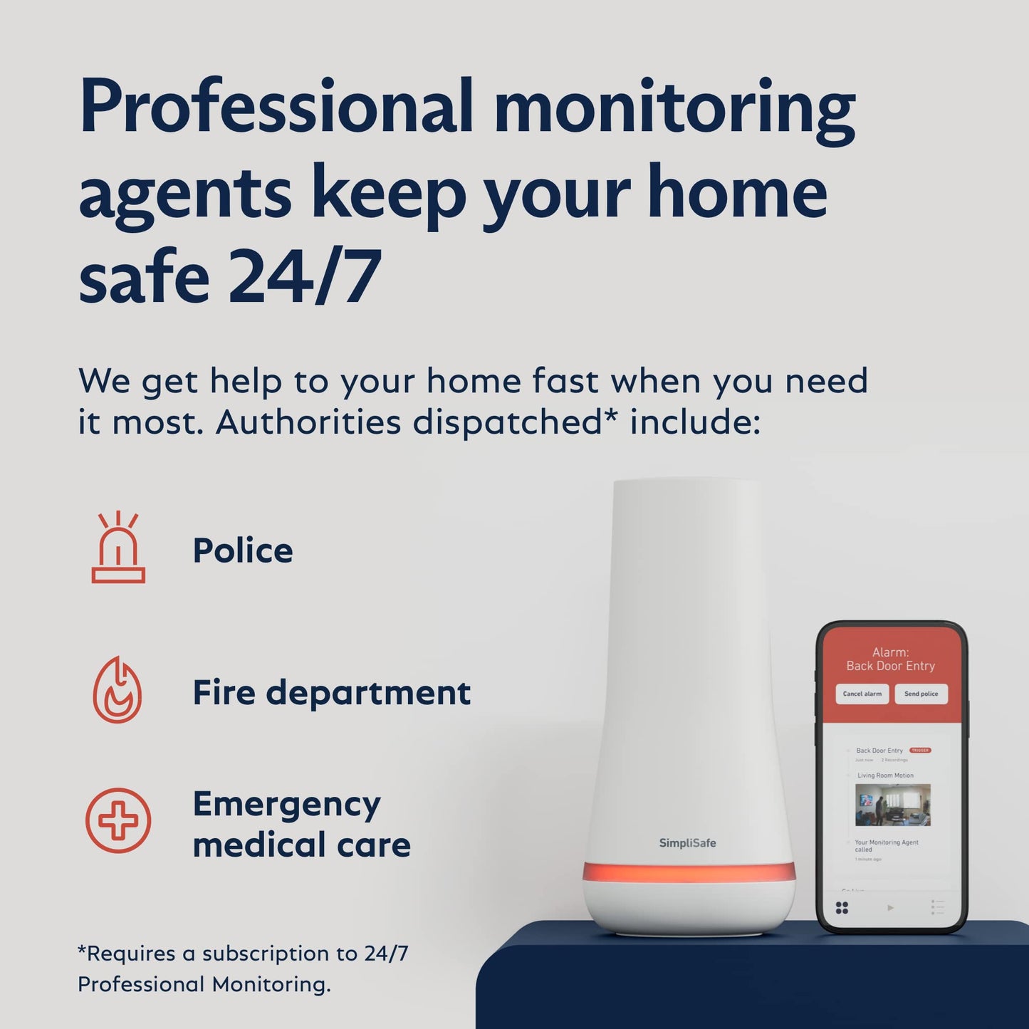 SimpliSafe 8 Piece Wireless Home Security System - Optional 24/7 Professional Monitoring - No Contract - Compatible with Alexa and Google Assistant