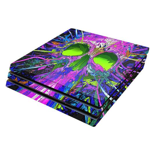 MightySkins Skin Compatible with Sony PS4 Pro Console - Hard Wired | Protective, Durable, and Unique Vinyl Decal wrap Cover | Easy to Apply, Remove