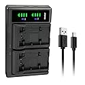Kastar VW-VBT380 LTD2 USB Battery Charger Compatible with Panasonic HC-VX1K HC-VX870 HC-VX870K HC-VX870GK HC-VX870MGK HC-VX870MGKK HC-VX980GK
