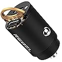 REBEL Dual 65W USB C Fast Car Charger 12V/24V [Smallest Metal Frame] PD65W, QC60W 4.0/3.0, Flush Fit, Cigarette Lighter Adapter for iPhone 17 Pro Max