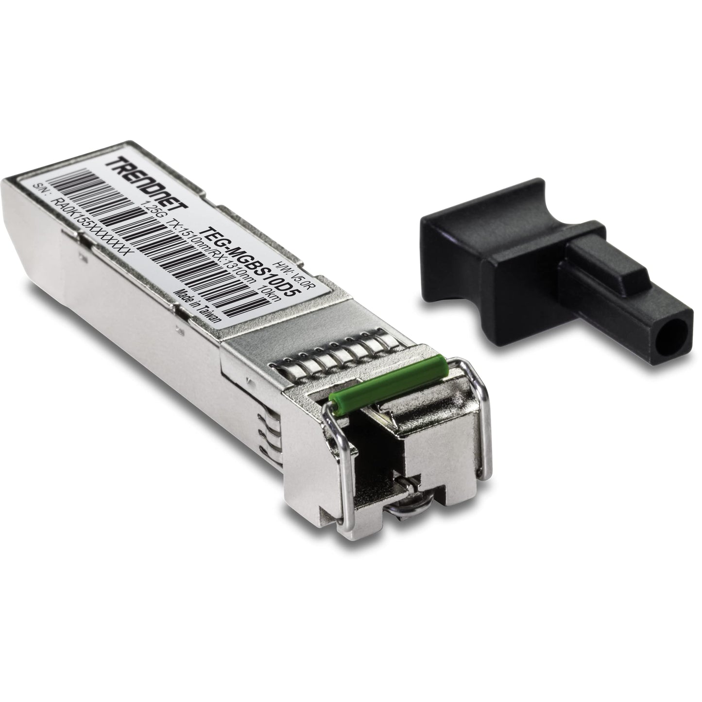 TRENDnet SFP to RJ45 Dual Wavelength Single-Mode LC Module, TEG-MGBS10D5